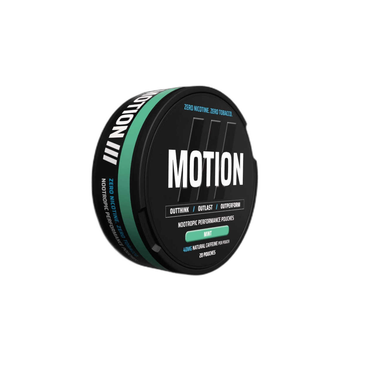 MOTION Mint nicotine-free pouch can